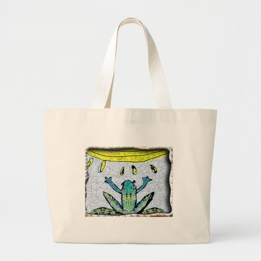 kikkerzon grote tote bag (Voorkant)