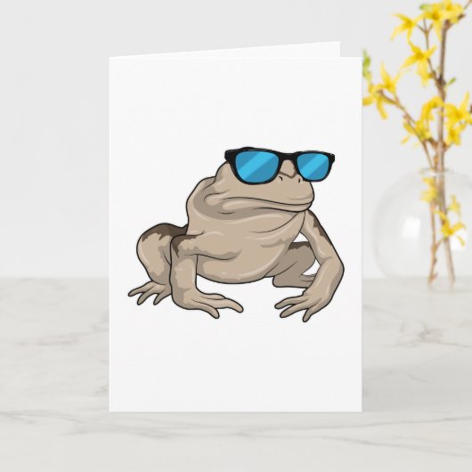 Kikkerzonnebril Kaart (Gele Bloem)