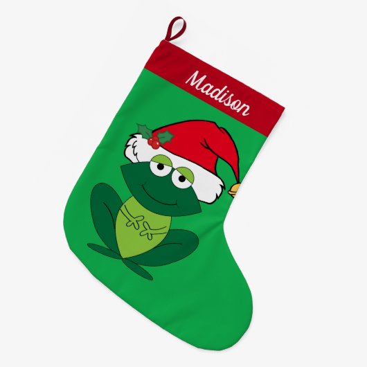 Kikkikker, aangepast Kind Grote Kerstsok (Voorkant (Hangend))