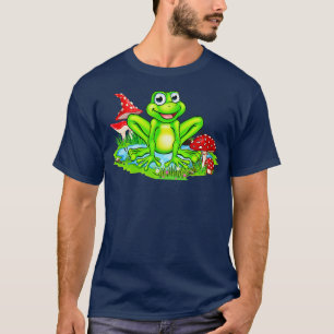 Kikkikker bij de Natuur Pond en paddenstoelen T-shirt