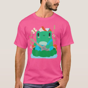 Kikkikker die Banjo Mushroom Pet Kawaii speelt T-shirt