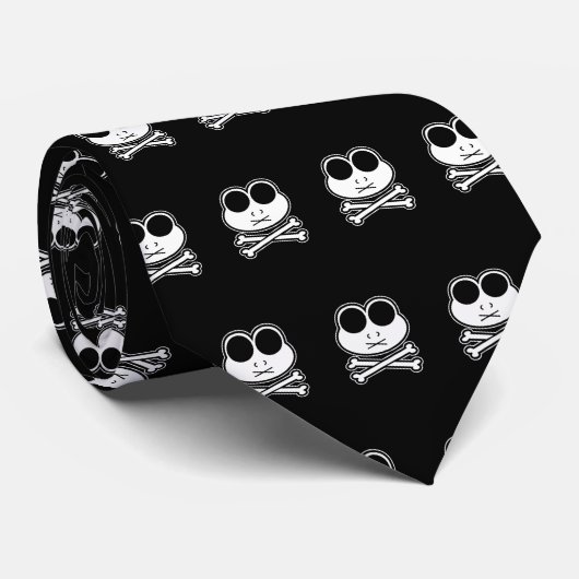 Kikkikker kruis stropdas (Opgerold)