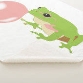 Kikkikker met blaasballon sherpa deken (3/4)