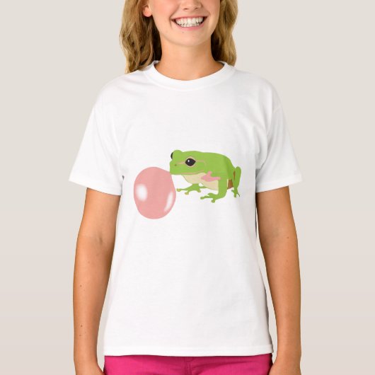 Kikkikker met blaasballon t-shirt (Voorkant)