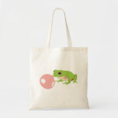 Kikkikker met blaasballon tote bag (Voorkant)