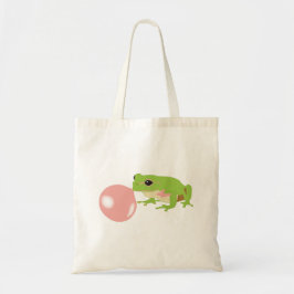 Kikkikker met blaasballon tote bag