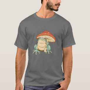 Kikkikker met champignon-paraplu t-shirt