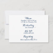 Kikkikker met kikker en babyschoenen - Baby Boy Kaart (Achterkant)