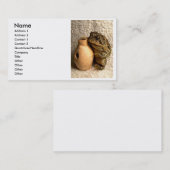 Kikkikker met miniatuuruikfoto visitekaartje (Voorkant / Achterkant)
