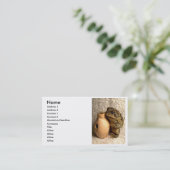 Kikkikker met miniatuuruikfoto visitekaartje (Staand voorkant)