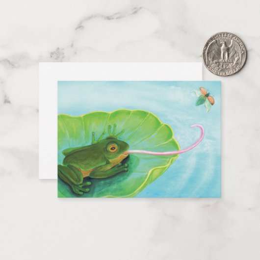 Kikkikker Notitiekaartje (Voorkant / Achterkant in situ)