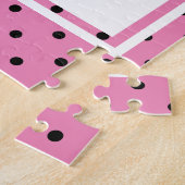 Kikkikker op poka Dots, gepersonaliseerde Kinderen Legpuzzel (Zijkant)