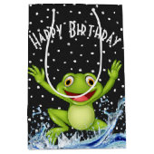 Kikkikker op pooldots medium cadeauzakje (Voorkant)