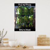 Kikkikker poster terugbrengen naar school (Keuken)