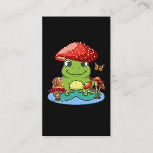Kikkikker van paddenstoelen Pet slakkenvlinder Visitekaartje