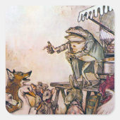 Kikkikker Vierkante Sticker (Voorkant)