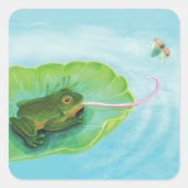 Kikkikker Vierkante Sticker (Voorkant)
