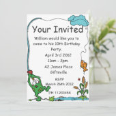 Kikkikker Vissende partij Kaart (Staand voorkant)