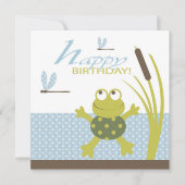 Kikkikker voor ribbit Birthday Kaart (Voorkant)
