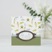 Kikkikker voor ribbit Birthday Kaart (Staand voorkant)