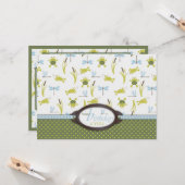 Kikkikker voor ribbit Birthday Kaart (Voorkant / Achterkant in situ)