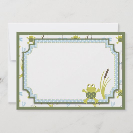 Kikkikker voor ribbit Birthday Kaart (Achterkant)