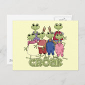 Kikkikkerkoverhemden en kikkerrog briefkaart (Voorkant / Achterkant)