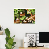 Kikkikkerkuil, kikker en andere poten poster (Thuiskantoor)