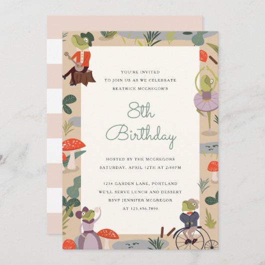 Kikkikkerland Kaart (Voorkant / Achterkant)