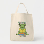 Kikkikkerlezen is Fun T-shirts en cadeautjes Tote Bag (Voorkant)