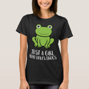Kikkikkermeisje Ik hou echt van kikkerviskkikkervi T-shirt