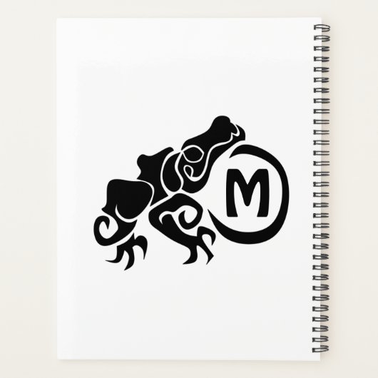 Kikkikkermonogram Planner (Achterkant)