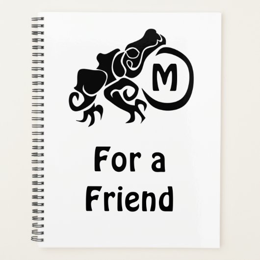 Kikkikkermonogram Planner (Voorkant)