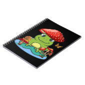 Kikkikkerpaddenstoelen Pet slakkenvlinder Notitieboek (Linkerzijde)