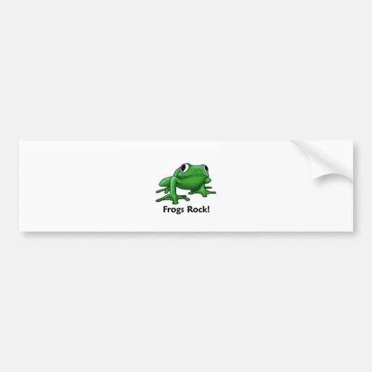 Kikkikkerrots. Bumpersticker (Voorkant)