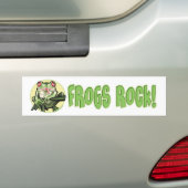 Kikkikkerrots. Bumpersticker (Op auto)