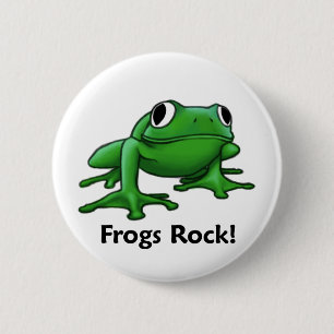 Kikkikkerrots. Ronde Button 5,7 Cm