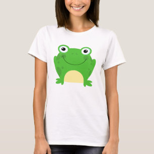Kikkikkers Amphibian Green Cute Cartoon Animal T-shirt
