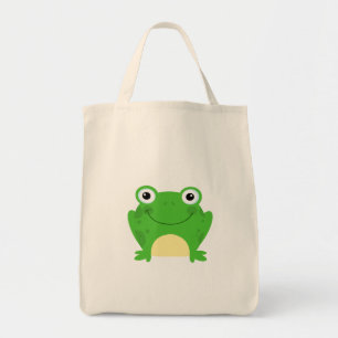 Kikkikkers Amphibian Green Cute Cartoon Animal Tote Bag