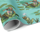 Kikkikkers die van de zomer genieten cadeaupapier (Rol Hoek)