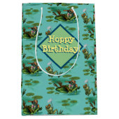 Kikkikkers die van de zomer genieten medium cadeauzakje (Voorkant)