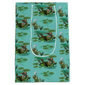 Kikkikkers die van de zomer genieten medium cadeauzakje (Achterkant)