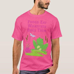 Kikkikkers eten wat er ook gebeurt, maar Dragonfly T-shirt