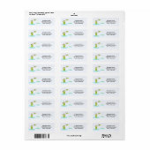 Kikkikkers - kawaii-moeder en baby-kikker-cartoon etiket (Full Sheet)