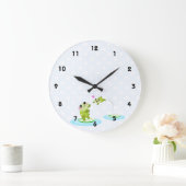 Kikkikkers - moeder en baby kikker in kawaï grote klok (Huis)