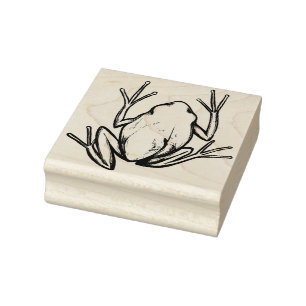 Kikkikkers van de Cute Tree Artistic Kikkers Ik ho Rubberstempel