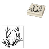 Kikkikkers van de Cute Tree Artistic Kikkers Ik ho Rubberstempel (Gestempeld)