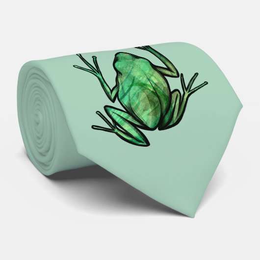 Kikkikkers van de Cute Tree Artistic Kikkers Ik ho Stropdas (Opgerold)