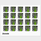 Kikkikkers Vierkante Sticker (Vel)