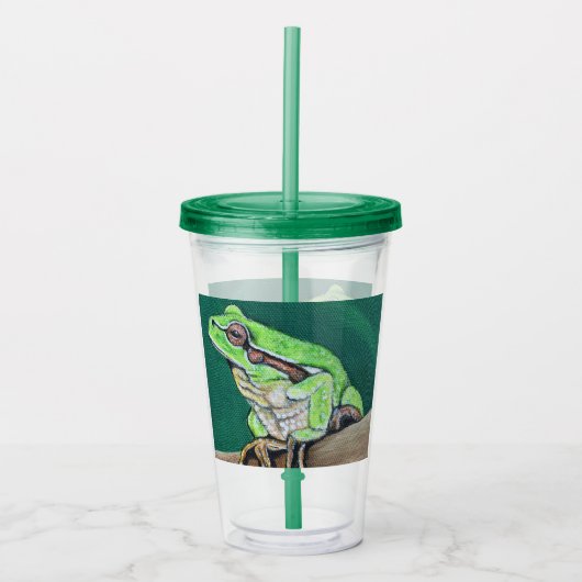 Kikkikkerverf Acryl Drinkbeker (Voorkant)